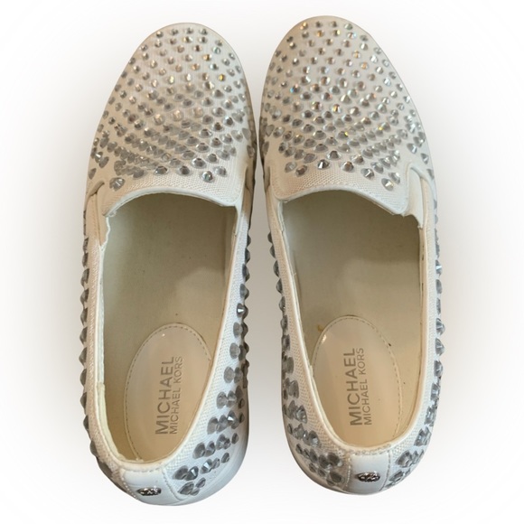 💥SALE💥 Michael Kors Rhinestone Slip On 8 - Picture 3 of 6